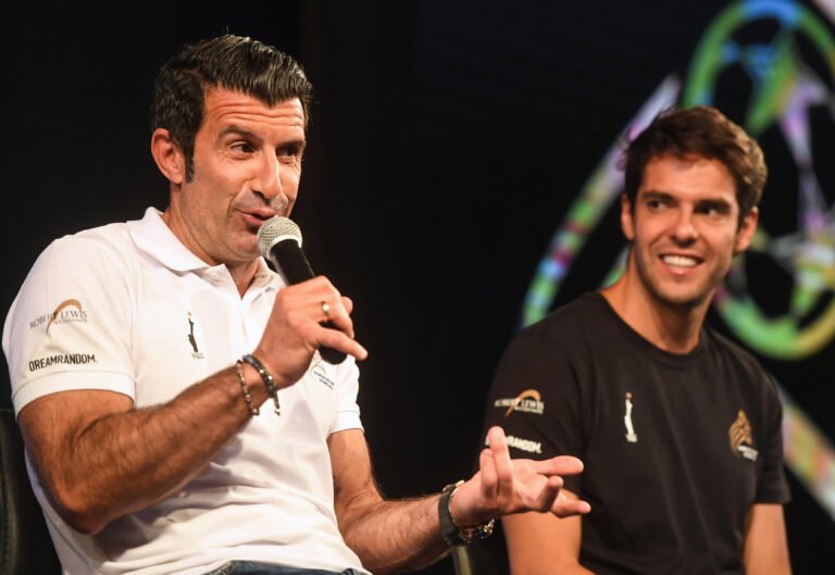 Roberto Carlos, Figo e Kaká se juntam em jogo solidário
