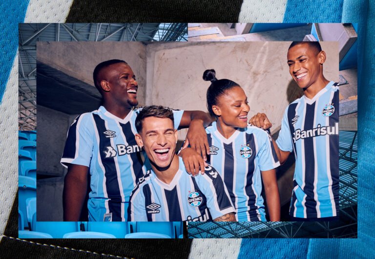 Grêmio lança novas camisas para a temporada 2022