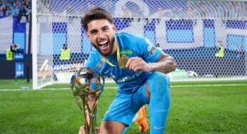 Ex-Inter, Yuri Alberto é campeão do Campeonato Russo pelo Zenit