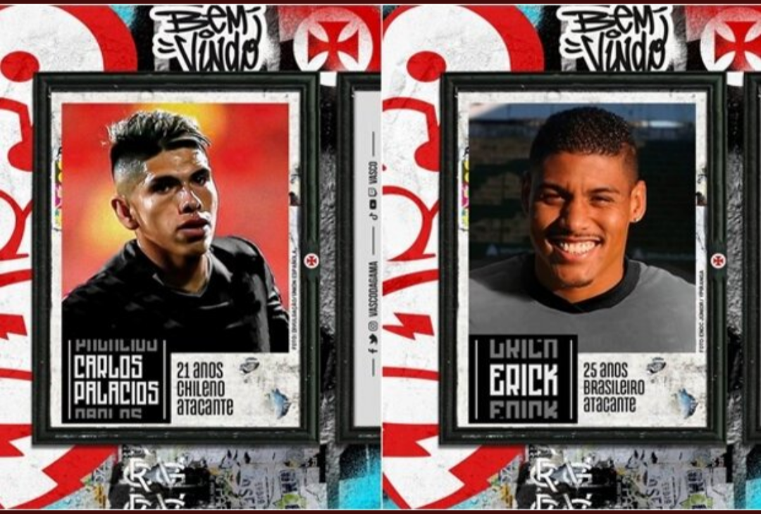 Vasco anuncia pacotão com quatro contratações; veja detalhes dos reforços