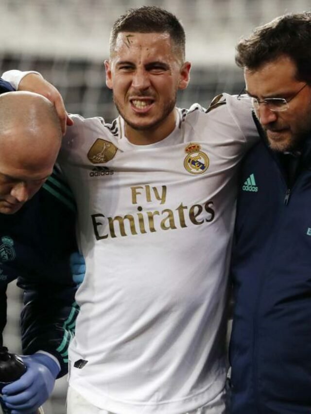 Todas as lesões de Eden Hazard no Real Madrid