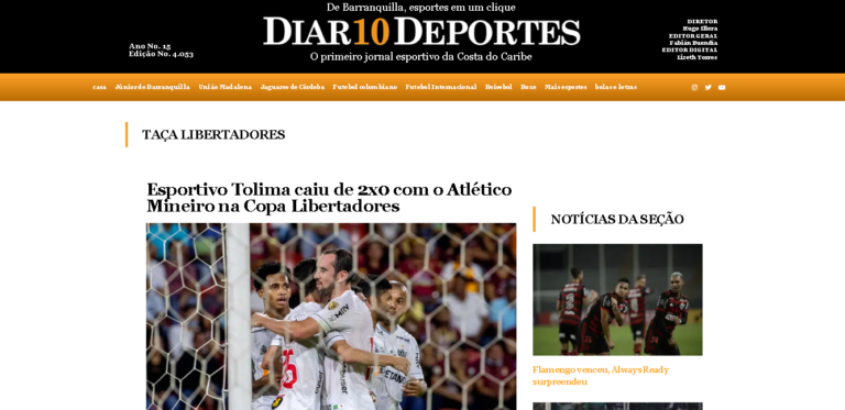 Jornais colombianos afirmam que Galo bateu ‘um dos melhores times do país’