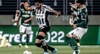 Palmeiras encara Santos para manter invencibilidade de quase quatro anos