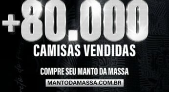 Atlético Mineiro chega a 80 mil camisas vendidas em 24 horas do Manto da Massa