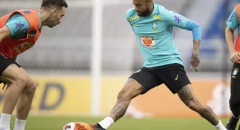 Neymar sente dores em treinamento e Rodrigo Lasmar comenta possibilidade do camisa 10 ficar de fora de amistosos da Seleção Brasileira