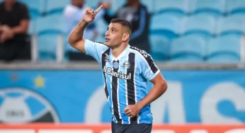 Diego Souza pede apoio da torcida do Grêmio