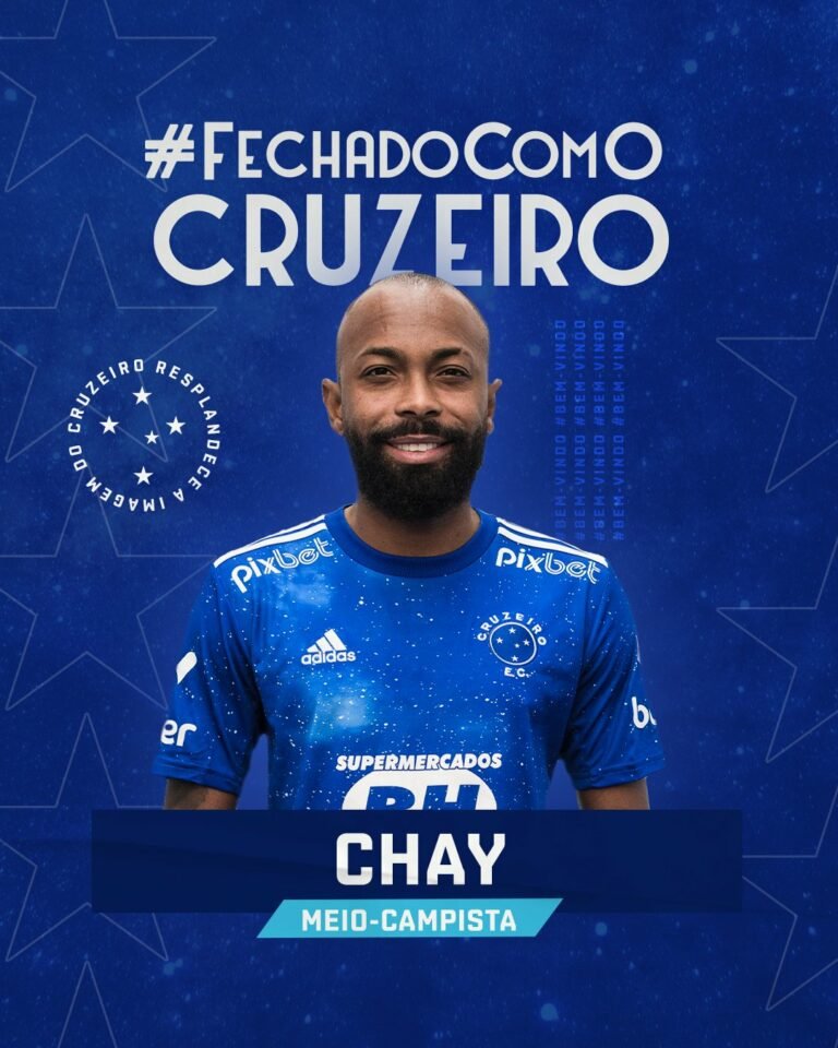 Cruzeiro anuncia a contratação de Chay, ex-Botafogo
