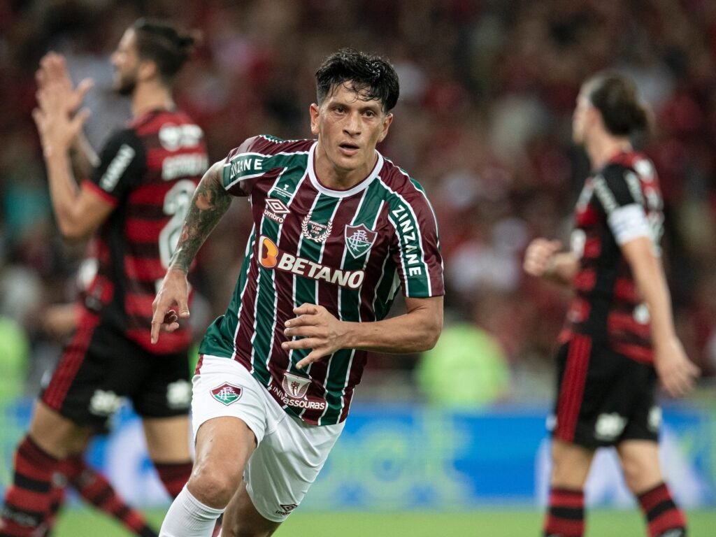 Germán Cano, do Fluminense, tem mais gols que craques do futebol