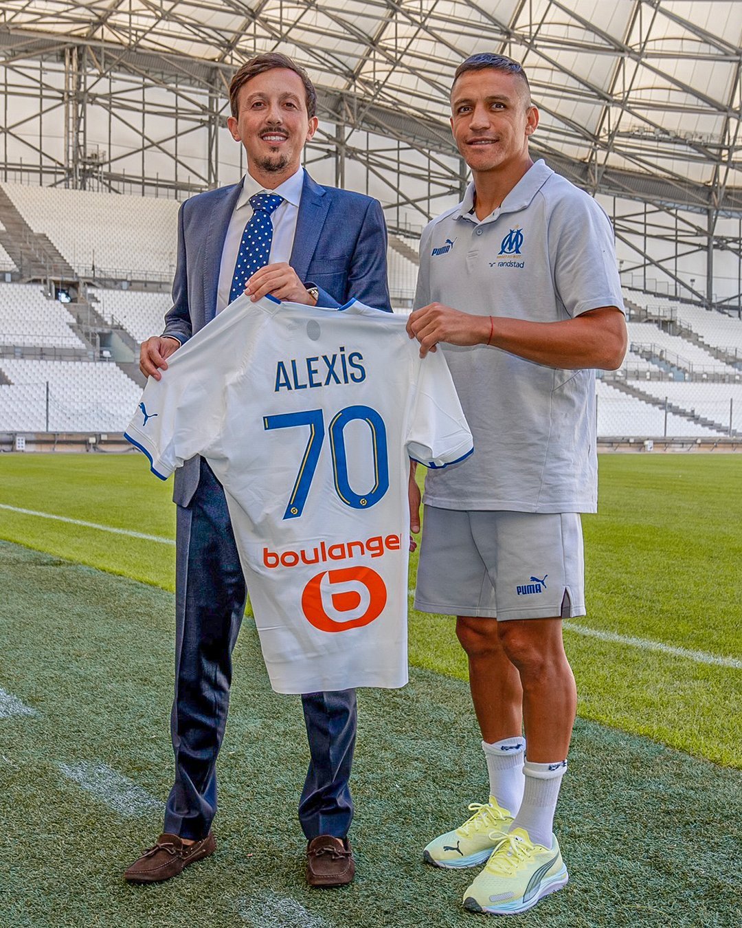 Alexis Sánchez sobre o Olympique: ‘Melhor da França’