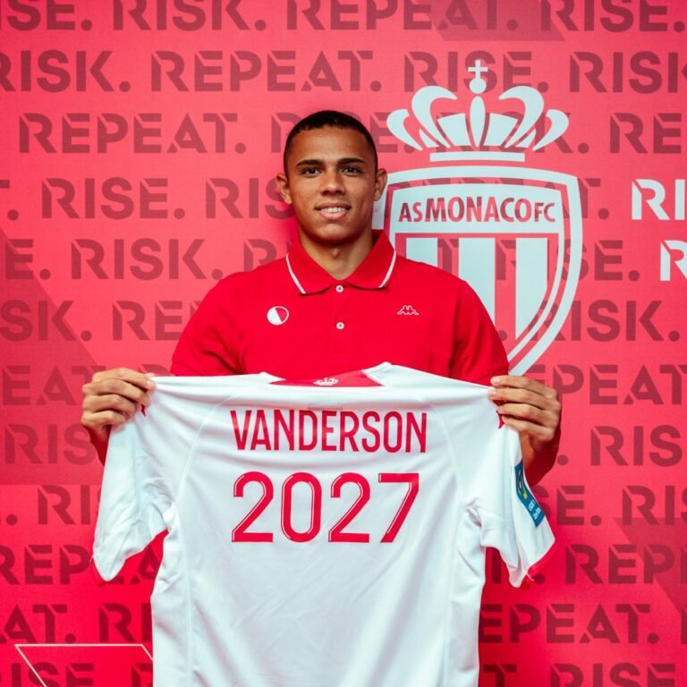 Vanderson renova contrato com o Monaco até 2027