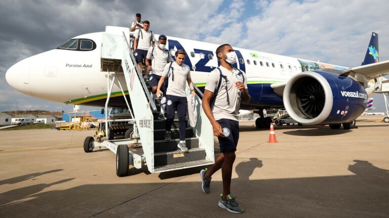 Palmeiras desembarca em Belo Horizonte para enfrentar Atlético-MG pela Libertadores