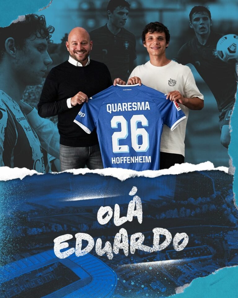 Oficial: Sporting empresta Eduardo Quaresma ao Hoffenheim