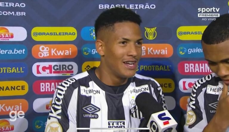 Ângelo destaca importância do técnico Lisca no Santos: “É um paizão”