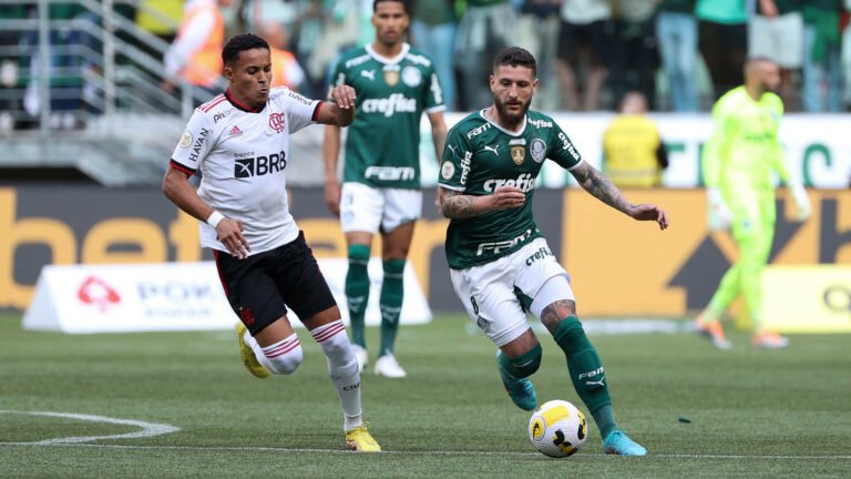 Palmeiras não precisa se preocupar com o empate contra o Flamengo. Entenda as projeções