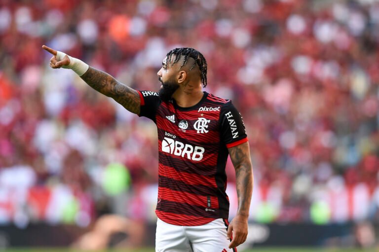 Gabigol é o jogador do Flamengo com maior minutagem em 2022