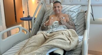 Guilherme Arana passa por cirurgia e pode ter alta nos próximos dias
