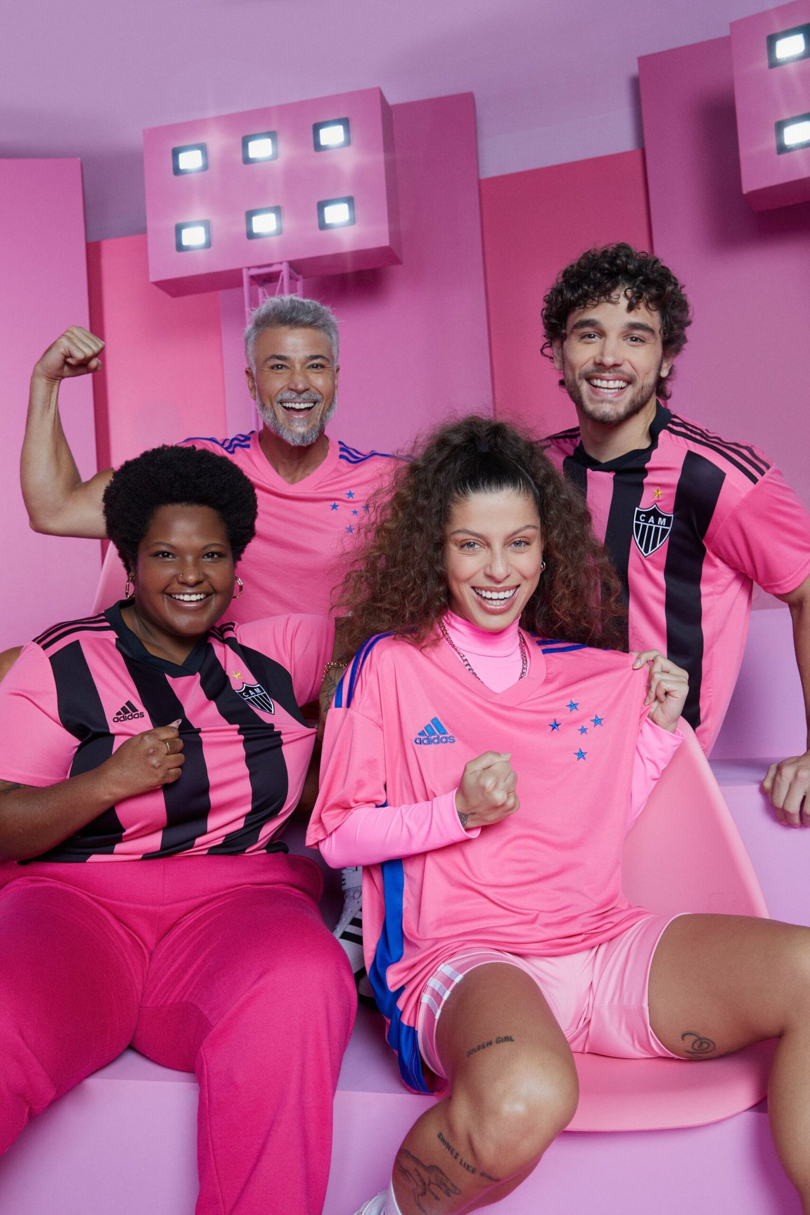 Adidas lança coleção Outubro Rosa 2022; Atlético e Cruzeiro fazem lançamento em conjunto