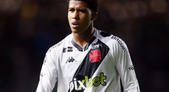 Vasco fica próximo de acerto e define data para fechar renovação de Andrey Santos