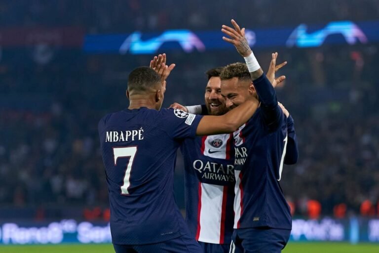 Com show do trio de ataque, PSG goleia o Maccabi Haifa e se classifica com uma rodada de antecedência