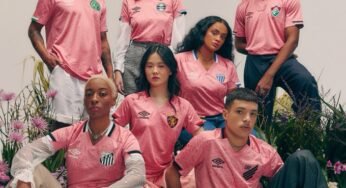 Umbro lança novas camisas em campanha do Outubro Rosa