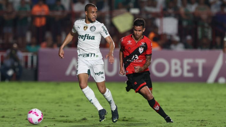 Palmeiras empata com Atlético-GO, mas segue com boa vantagem na liderança do Brasileirão