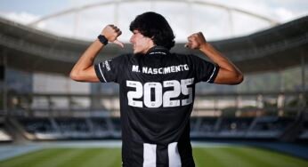 Botafogo anuncia renovação de contrato com Matheus Nascimento