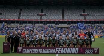Quebra de recorde de público, gols e emoção até o fim: Galo Feminino é tricampeão Mineiro