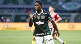 Três potencias do futebol mundial lideram a corrida por Endrick, do Palmeiras