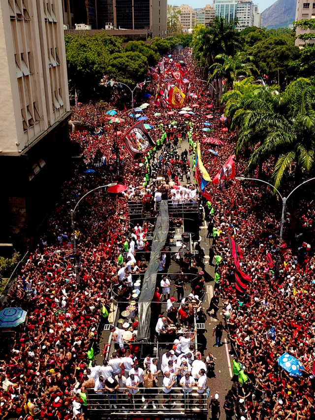 Festa comemoração Flamengo