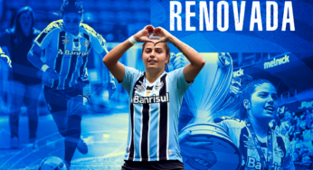 Atacante Caty renova contrato com as Gurias Gremistas até 2024