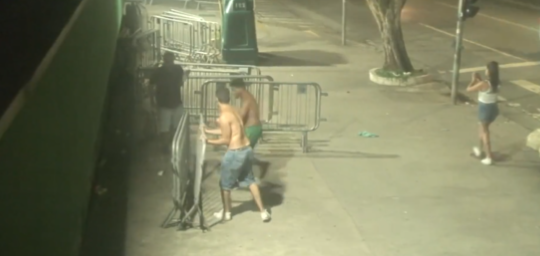 Vídeo mostra torcedores do Palmeiras pichando muros do Allianz; veja