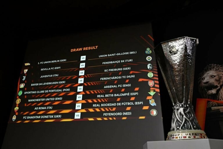 Confrontos das oitavas de final da Europa League estão definidos; veja