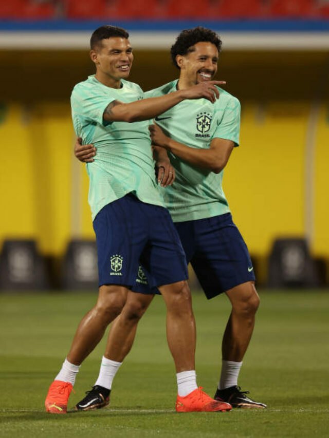 Todos os jogadores de defesa em atividade com dois ou mais gols pela Seleção Brasileira