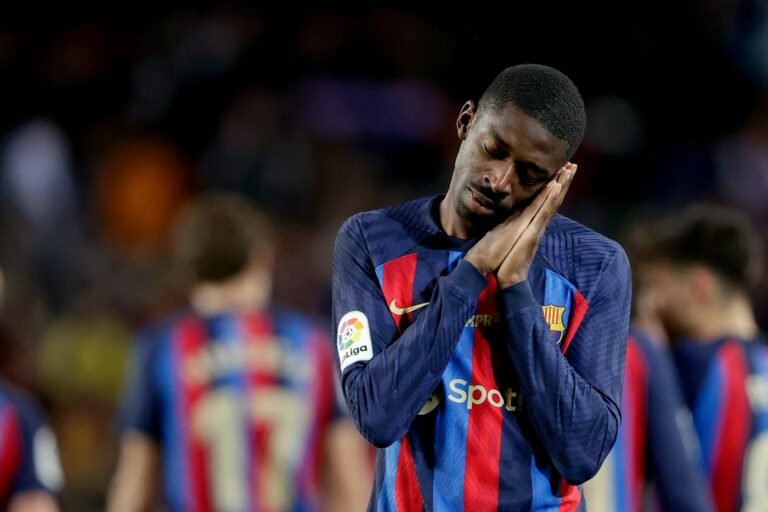 Barcelona tentará renovar contrato de Dembélé, que está na mira do PSG