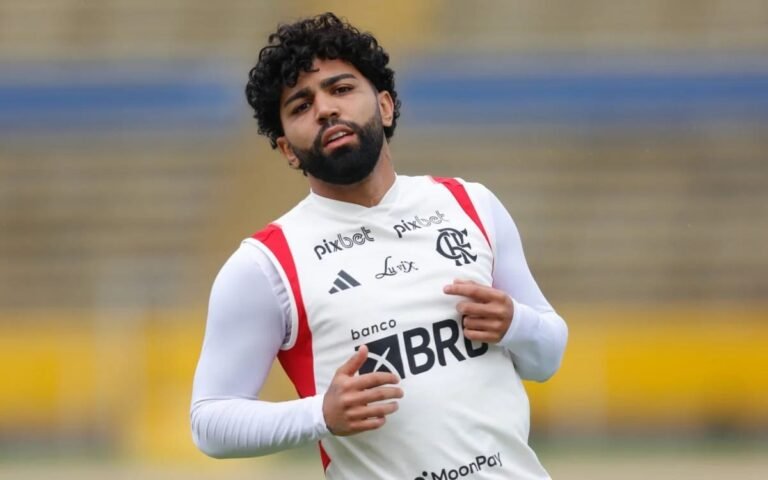 Gabigol não treina no campo pelo terceiro dia consecutivo
