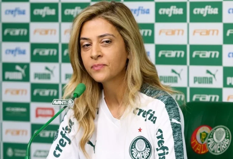 Presidente do Palmeiras, Leila comenta negociações com o Atlético-MG por Allan