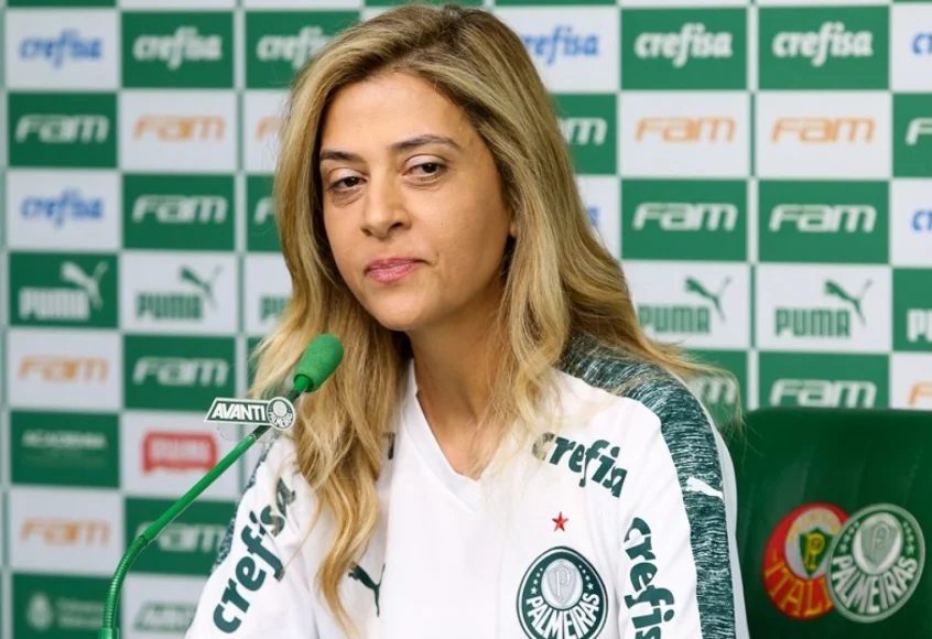 Presidente do Palmeiras, Leila comenta negociações com o Atlético-MG por Allan
