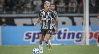 Atlético-MG divulga lesão óssea e ligamentar no joelho de Eduardo Vargas