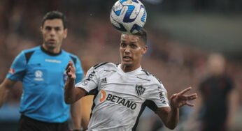 Pedrinho tem lesão muscular completa e deve desfalcar o Atlético-MG por pelo menos três meses