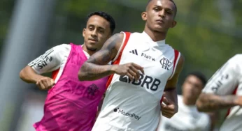 Wesley ganha posição e Flamengo terá duas novidades contra o Coritiba