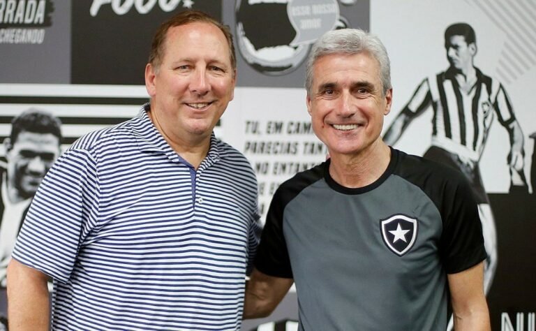 John Textor explica a permanência de Luís Castro no Botafogo: “Parceiro de projeto”