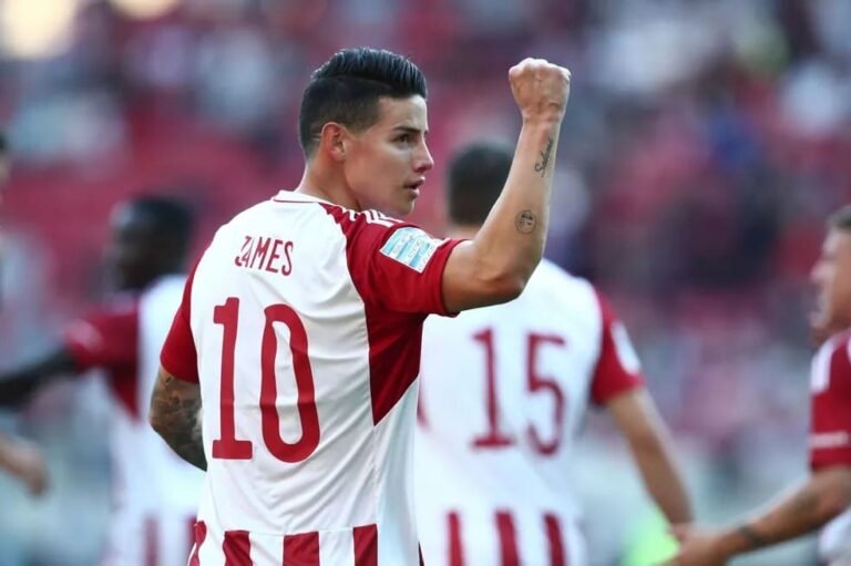 Botafogo volta a monitorar James Rodríguez após saída do Olympiacos