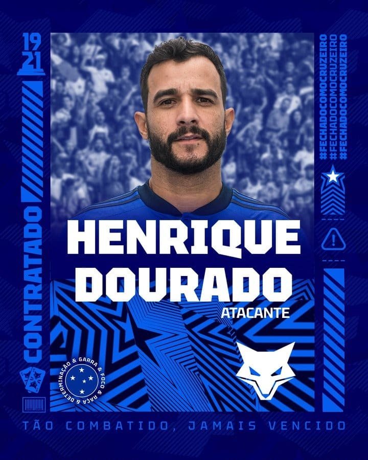 Cruzeiro anuncia contratação de Henrique Dourado