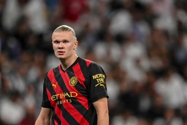 Pai de Haaland é expulso de camarote em Real Madrid x Manchester City