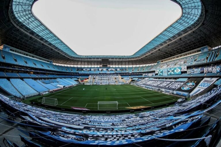 Justiça determina penhora da Arena do Grêmio após dívida com bancos