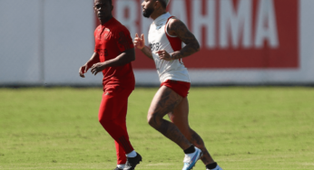 Gabigol segue tratamento de lesão e está fora da partida contra o Racing