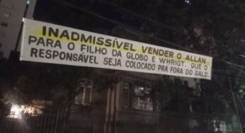 Diretoria do Atlético-MG é alvo de protestos diante possível venda de Allan ao Flamengo