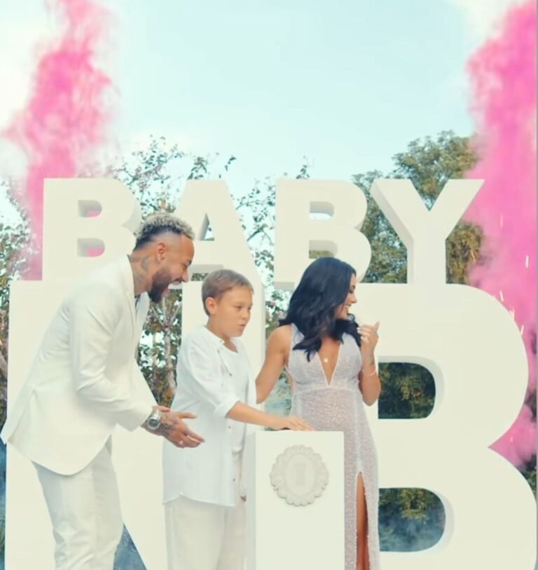 Chá revelação: Neymar será pai de uma menina