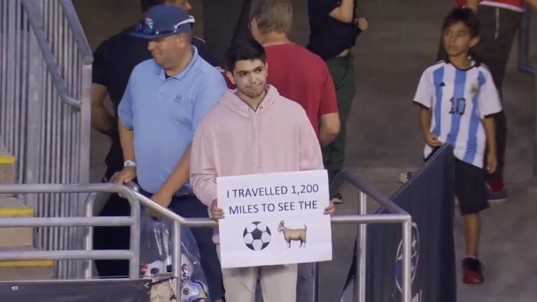 Torcedor do Inter Miami viraliza após viajar para ver jogo sem Messi: “Viajei 1931km”