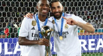 Vinícius Júnior se despede de Karim Benzema: “Terminamos hoje essa dupla das trevas”